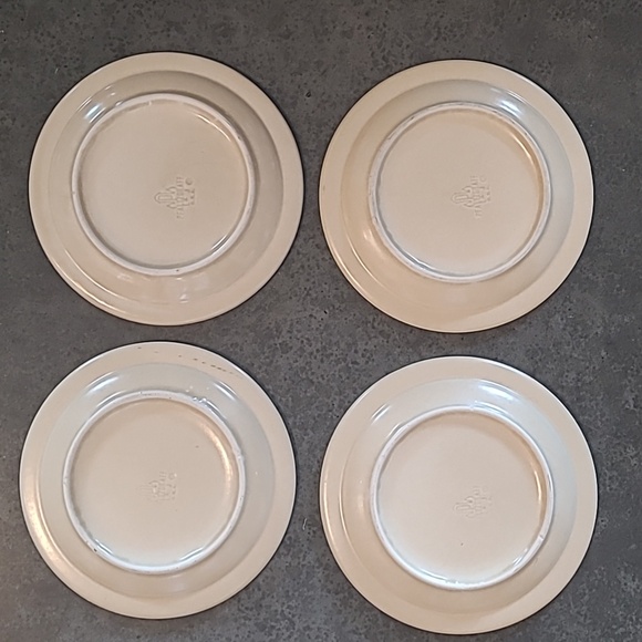 PFALTZGRAFF VILLAGE STONEWARE SALAD PLATES SET OF 4 - Picture 6 of 12